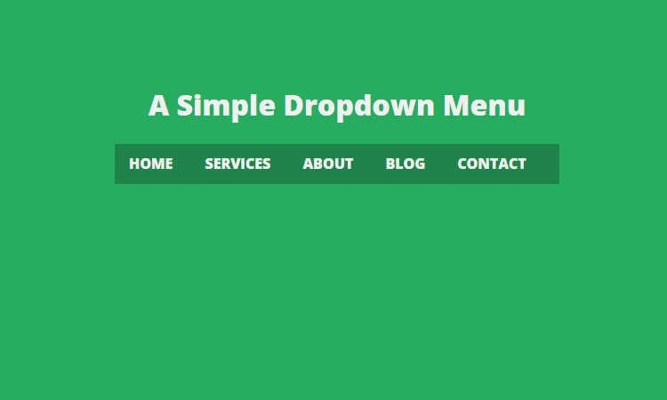 css dropdown menus